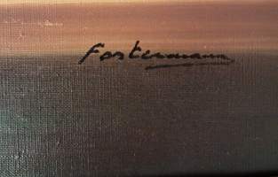 Upea ja suuri öljyvärimaalaus (118x59 cm) – Klassinen asetelma. (Ulkolaiset kuvataitelijat, taulut, kuvataide, nr 50 )