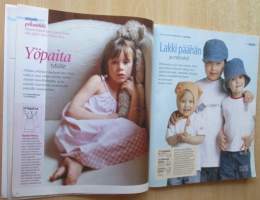 Suuri Käsityö N:o 6-7 2005 kaava-arkit mukana sekä lasten askarteluliite: Liitteessä Barbien ja Bratzin kesävaatteet