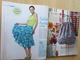 Suuri Käsityö N:o 6-7 2005 kaava-arkit mukana sekä lasten askarteluliite: Liitteessä Barbien ja Bratzin kesävaatteet
