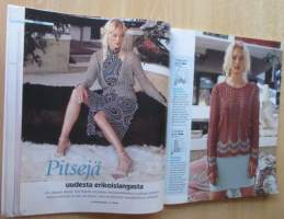 Suuri Käsityö N:o 6-7 2005 kaava-arkit mukana sekä lasten askarteluliite: Liitteessä Barbien ja Bratzin kesävaatteet