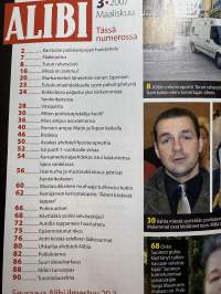 Alibi 2007 nr 3, katso sisällysluettelo