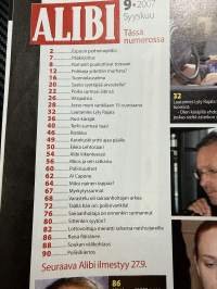 Alibi 2007 nr 9, katso sisällysluettelo