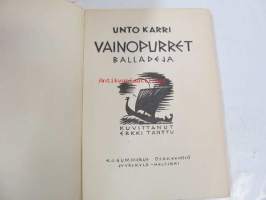 Vainopurret - balladeja (kuvittanut Erkki Tanttu)