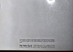 Fiat uno owners handbook