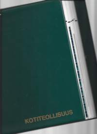 Kotiteollisuus lehti 1973 nr 1- 6 yht 6 lehteä eli koko vuosikerta keräilykansiossa