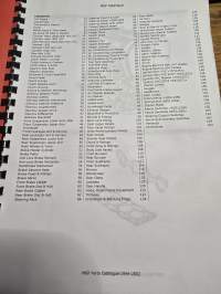 MGF sussex classic car parts parts catalogue 1994-2002