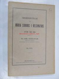 Årsberättelse från Maria sjukhus i Helsingfors för år 1911