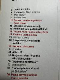Alibi 2002 nr 5, katso sisällysluettelo
