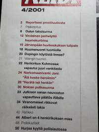 Alibi 2001 nr 4, katso sisällysluettelo