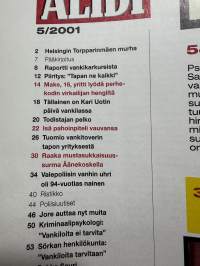 Alibi 2001 nr 5, katso sisällysluettelo