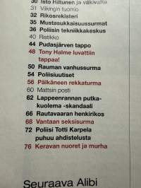 Alibi 2001 nr 12, katso sisällysluettelo