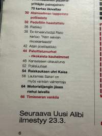 Alibi 2000 nr 3, katso sisällysluettelo