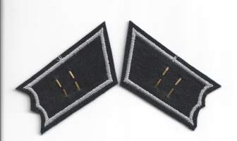 Kauluslaatat huolto alikersantti  pari    -  arvomerkit