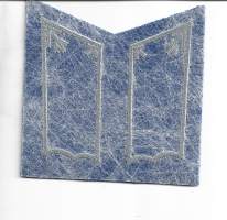 Kauluslaatat huolto kapteeni leikkaamaton pari    -  arvomerkit