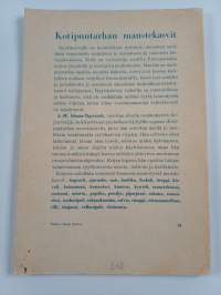 Kotipuutarhan maustekasvit