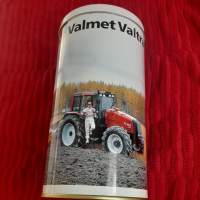 Valmet valtra 8550 Tommi Mäkinen kahvipurkki peltiä tyhjä Kahvipaketti  kahvi