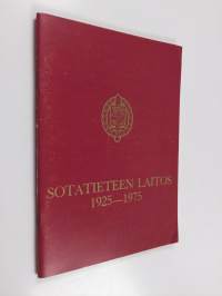Sotatieteen laitos 1925-1975