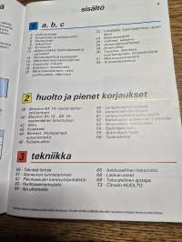 Citroen BX bensiini omistajan käsikirja 1989