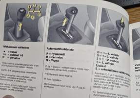 Opel Sintra käyttö, turvallisuus, huolto käsikirja 1997