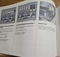 Opel Sintra käyttö, turvallisuus, huolto käsikirja 1997
