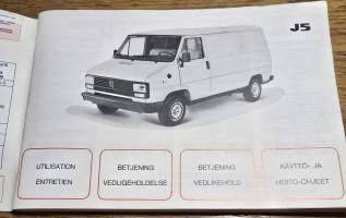Peugeot J 5  käyttöohjeet