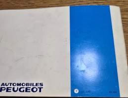 Peugeot J 5  käyttöohjeet