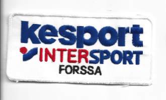 Kesport Intersport Forssa - hihamerkki kangasmerkki