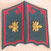 Opistoupseerioppilas 1989 - kauluslaatat arvomerkit Suomen armeija kauluslaatta arvomerkki SA