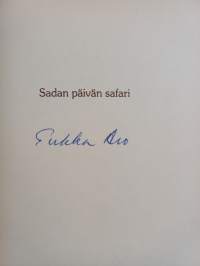 Sadan päivän safari : vaikutelmia Keniasta, Tansaniasta ja Ugandasta (signeerattu)