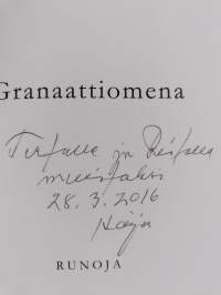 Granaattiomena : runoja (signeerattu, tekijän omiste)