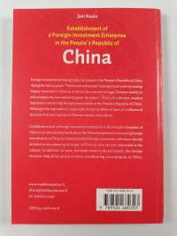 Establishment of a foreign-investment enterprise in the People's Republic of China