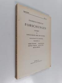 Finnisch-ugrische forschungen zeitschrift fur finnisch-ugrische sprach- und volkskunde, band 39, heft 1-2