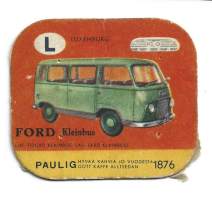 Ford Kleinbus   autokuva  autokortti, keräilykuva, kahvipakettikuva