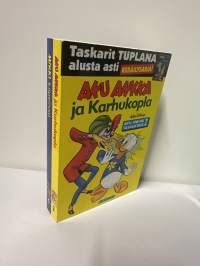 Aku Ankan taskukirja no 1 Mikki kiipelissä ja no 2 Aku Ankka ha karhukopla 7.painos