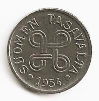 5 markkaa  1954