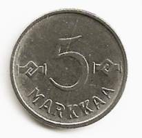 5 markkaa  1955