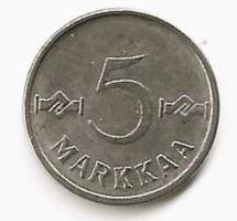5 markkaa  1961