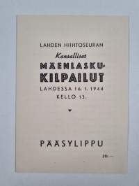 Lahden hiihtoseura 1922-1982 (signeerattu)