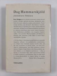 Dag Hammarskjöld : yksinäinen ihminen