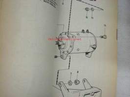 Volvo Penta MD 1B, MD 2B, MD 3B Reservdelskatalog, Parts Catalogue -varaosaluettelo
