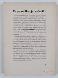 Vapaa-aika ja urheilu : sosiologinen tutkimus miesten vapaa-ajan käytöstä ja urheiluharrastuksesta