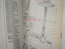 Volvo-Penta MD 11, MD 17 Reservdelskatalog, Parts Catalogue -varaosaluettelo