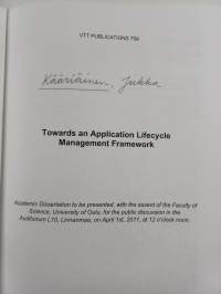 Towards an Application Lifecycle Management Framework (signeerattu)