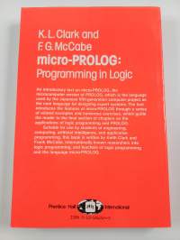 micro-PROLOG : programming in logic