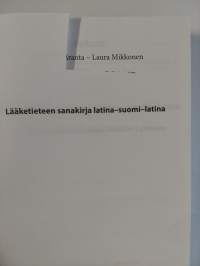 Lääketieteen sanakirja latina-suomi-latina