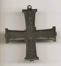 Summan risti numeroitu lman nauhaa 1939-1940