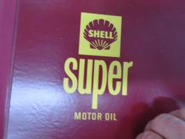 Shell Super Motor Oil 100 &amp; 101 -vuoden 1968 markkinointikampanjan kansio esitteineen