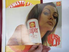 Shell Super Motor Oil 100 &amp; 101 -vuoden 1968 markkinointikampanjan kansio esitteineen
