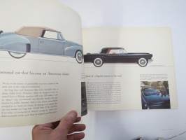 Lincoln - The Pursuit of Perfection - A history of fine motorcars (1921-1959) -mallivuoden 1959 Premiere &amp; Continental Mark IV mallien markkinointitueksi tehty esite