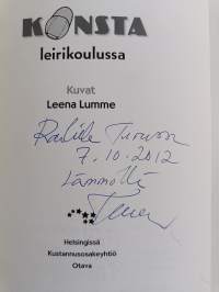 Konsta leirikoulussa (signeerattu, tekijän omiste)